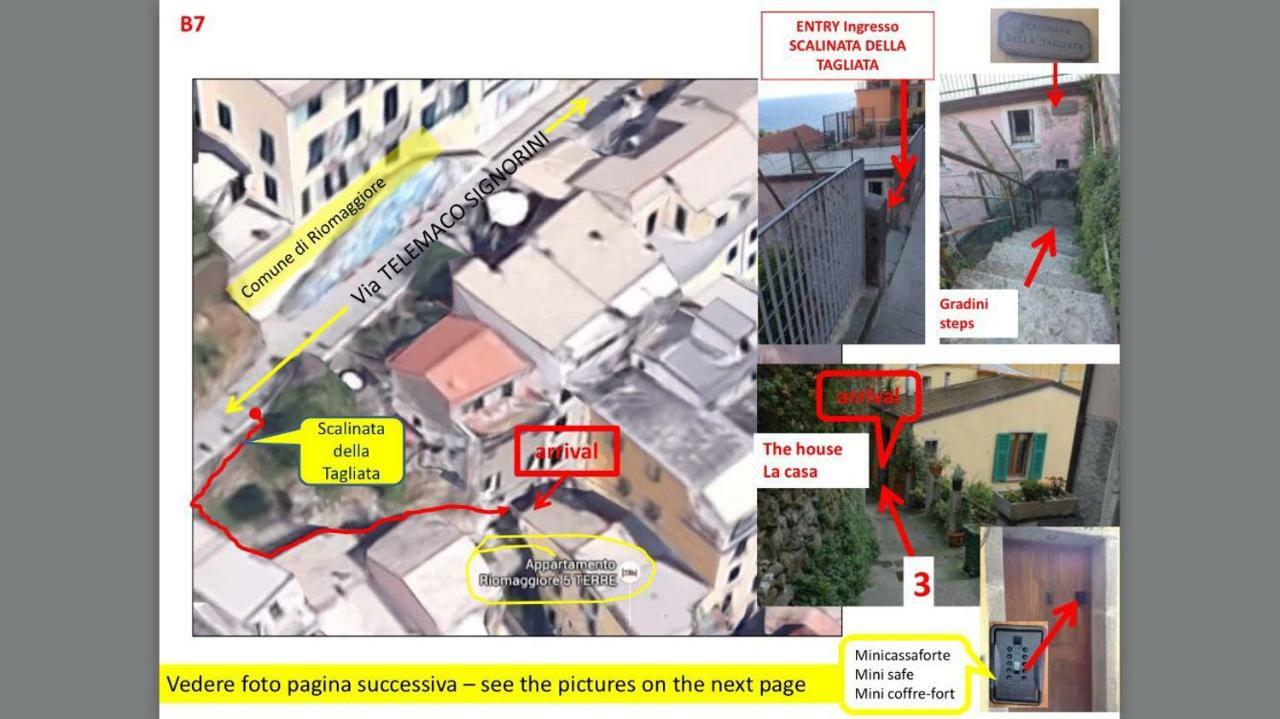 Appartamento Chic Riomaggiore 5 Terre المظهر الخارجي الصورة